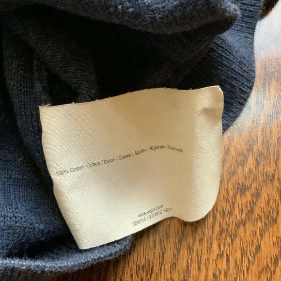 ESPRIT Cardigan Zip Up Grey Blue. Size M. - Picture 8 of 8